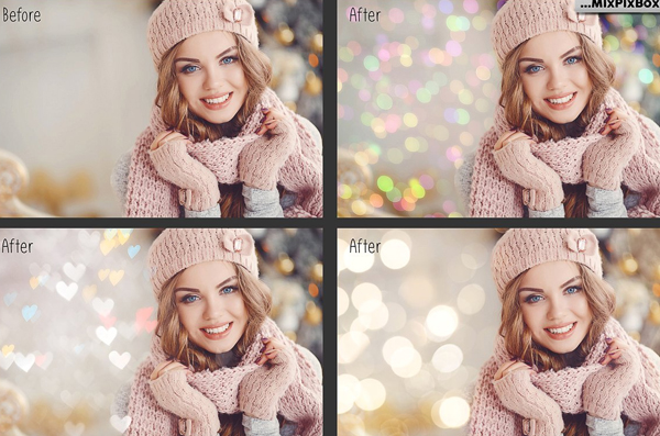 Bokeh Photo Overlays