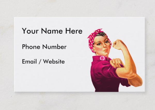 Cancer Awareness Business Card Template