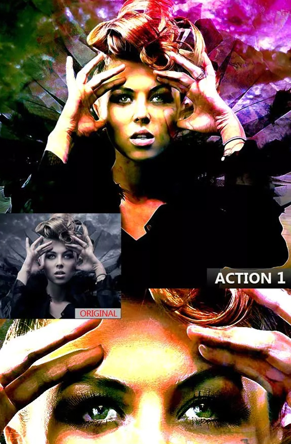 Chromatic Portraits Photoshop Actions