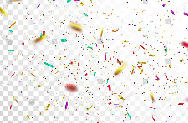 Colorful Golden Confetti Texture