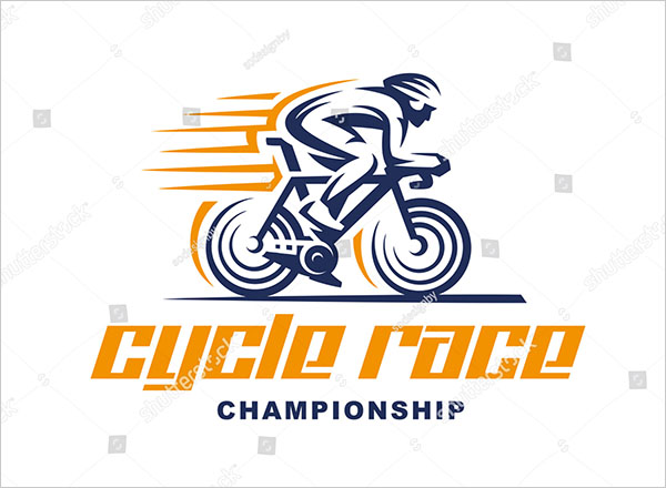 Cycling Race Vector Logo