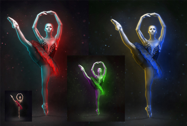 Double Light Photoshop Action