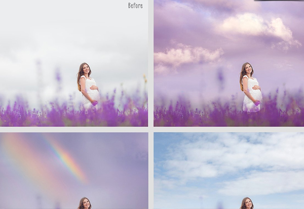 Dreamy Sky Photo Action