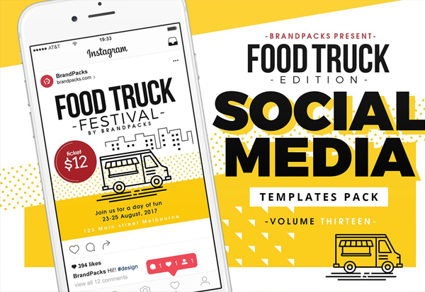 Food Truck Social Media Banners