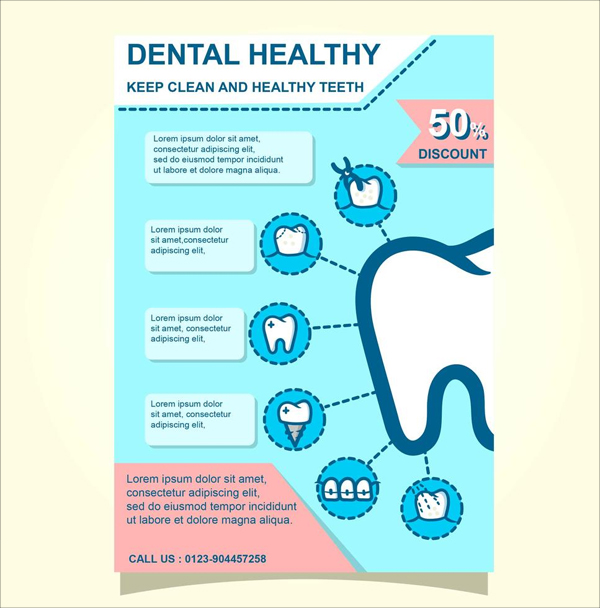 Free Dental Health and Wellness Brochure Template