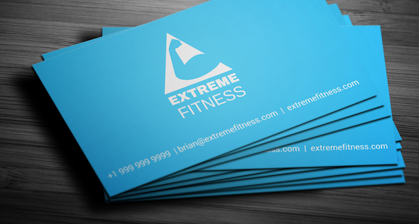 Free Health & Fitness Membership Business Card Template