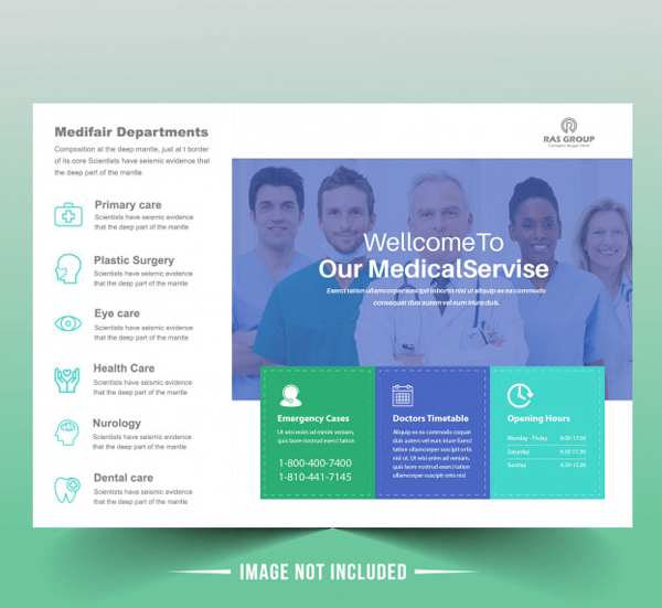 Free Landscape Dental Brochure Template