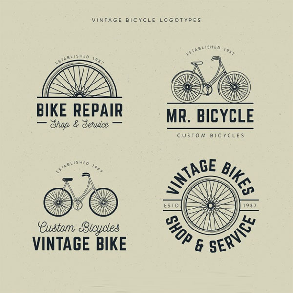 Free PSD Bicycles Logo Design
