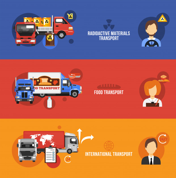 Free Vector Food Truck Banner Template