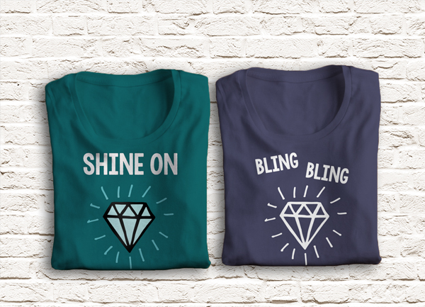 Hand-Drawn Style Diamond