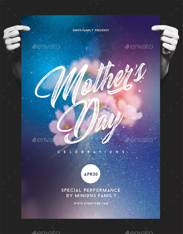 Happy Mother's Day Flyer Design