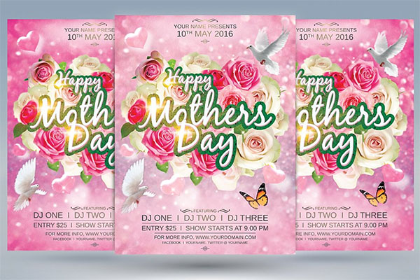 Happy Mothers Day Flyer Design