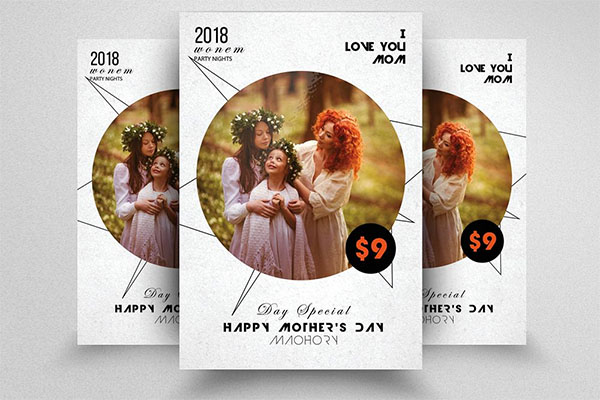Happy PSD Mothers Day Flyer Templates