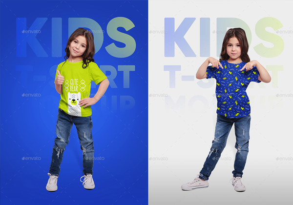 High Resolution PSD T-Shirt Mockups