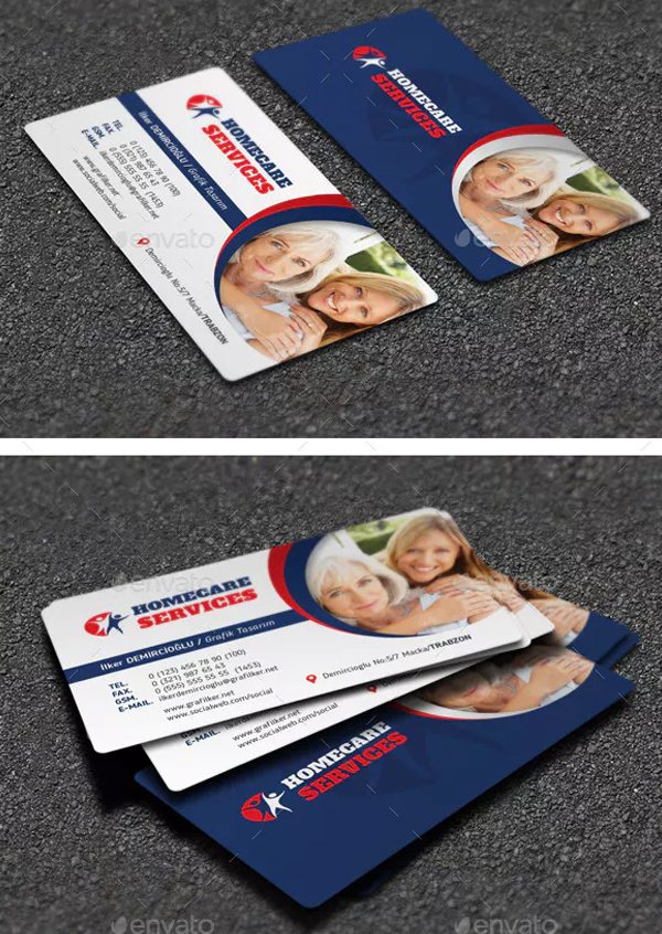 Home Care Business Card Templates