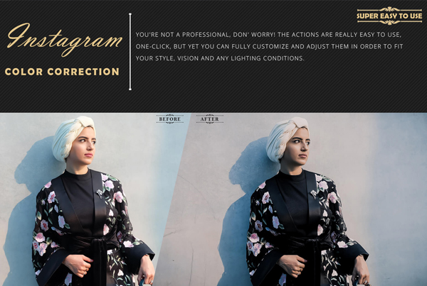 Instagram Color Grading Photoshop Action