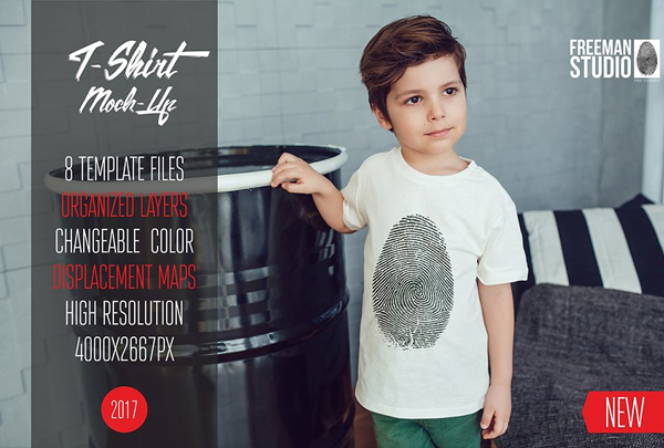 Kids Best T-Shirt Mock-Up