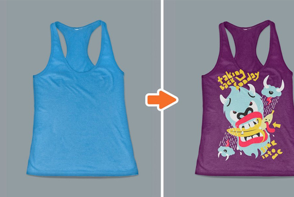 Ladies Racerback Tank Top Mockups