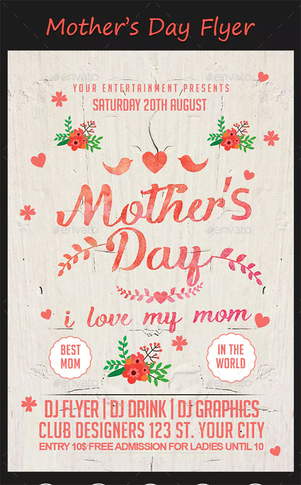 Latest Mother's Day Flyer Template