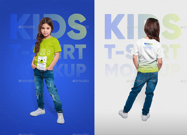 Mixed Kids T-Shirt Mockups