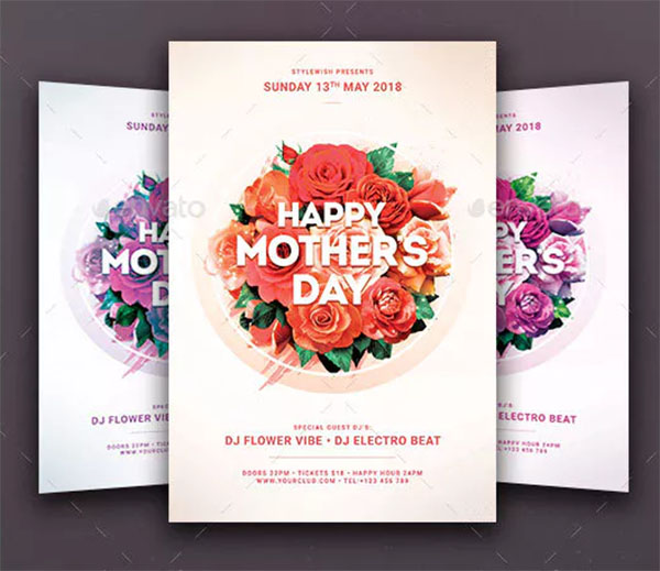 Mother's Day Celebration PSD Flyer