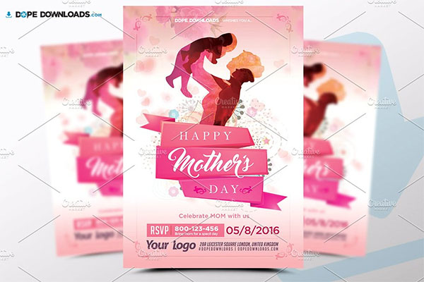 Mother's Day Event Flyer Template