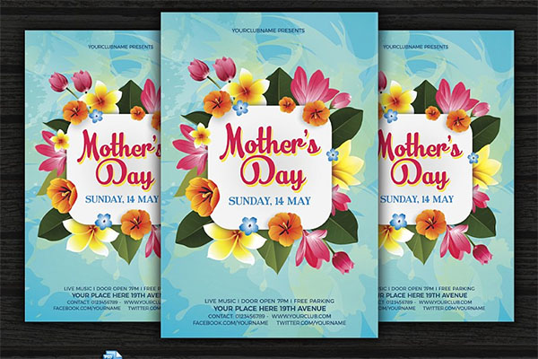 Mother's Day Flyer Event Design