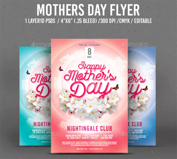 Mother's Day PSD Flyer Template