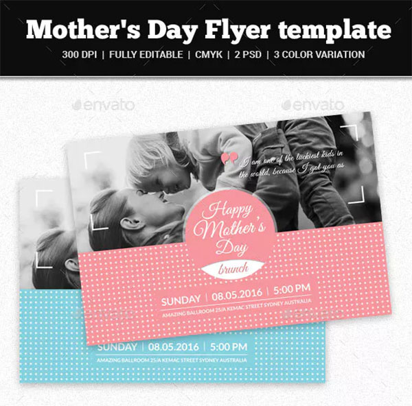 Mother's Day Photoshop Flyer