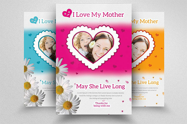 PSD Mother's Day Flyer Template