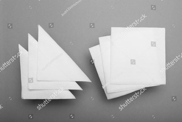 Paper Napkin Mockup for Bar and Restaurant