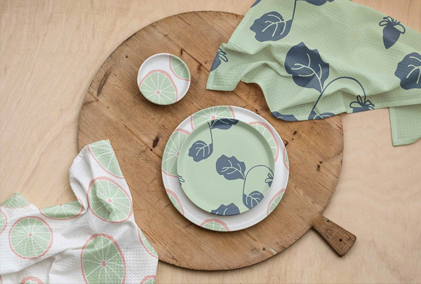 Plate & Napkin Mockup