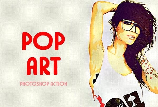 Pop Art Portrait Photoshop Action