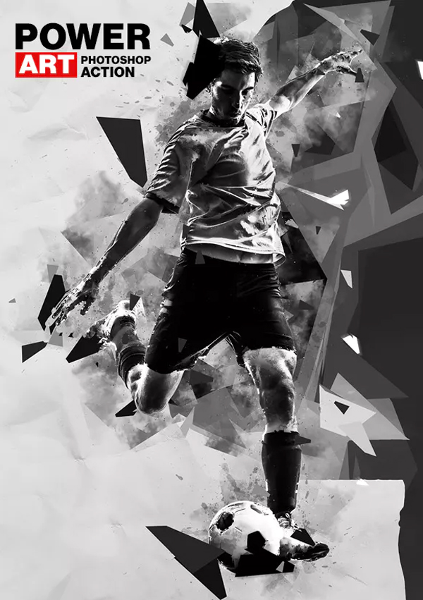 Power Art Photoshop Action