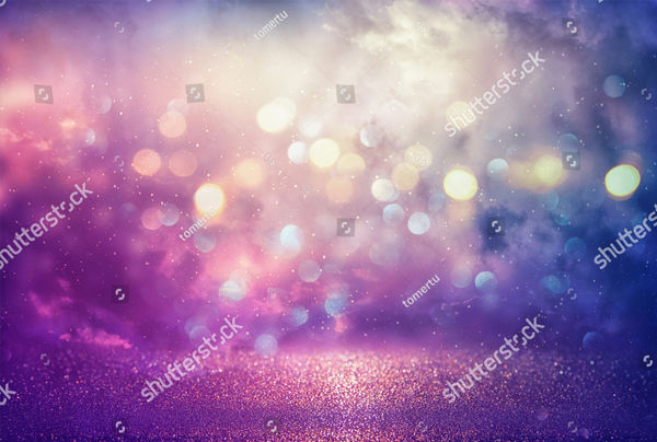 Purple Glitter Lights Background Texture