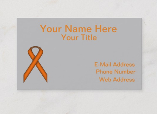 Standard Ribbon Business Card