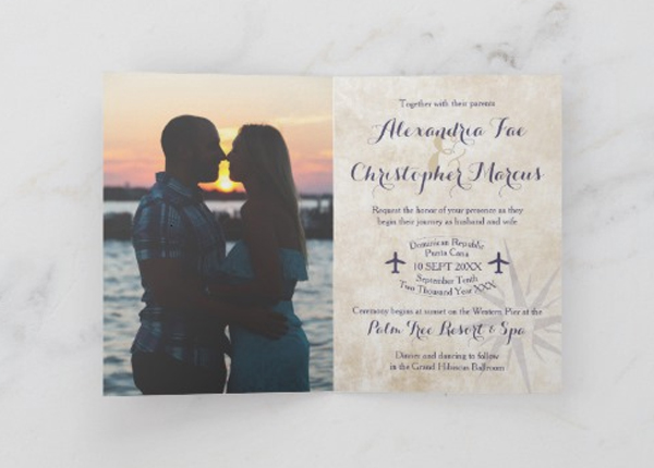 Travel Passport Invitation