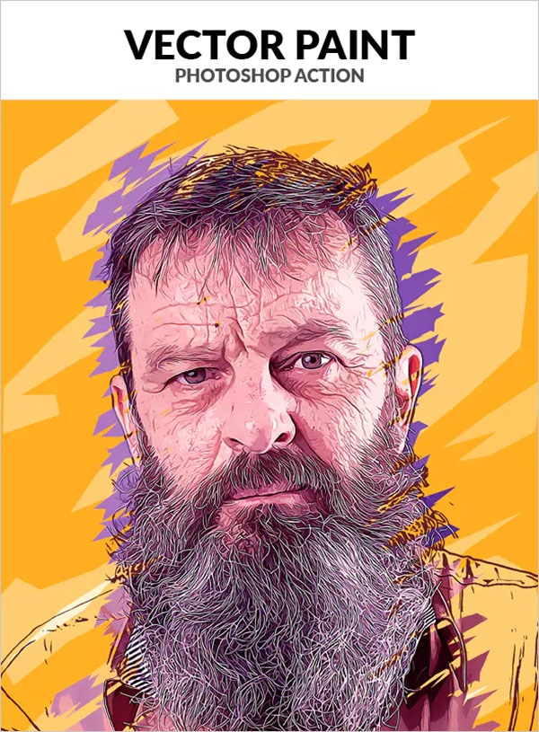 Vector Paint Photoshop Action