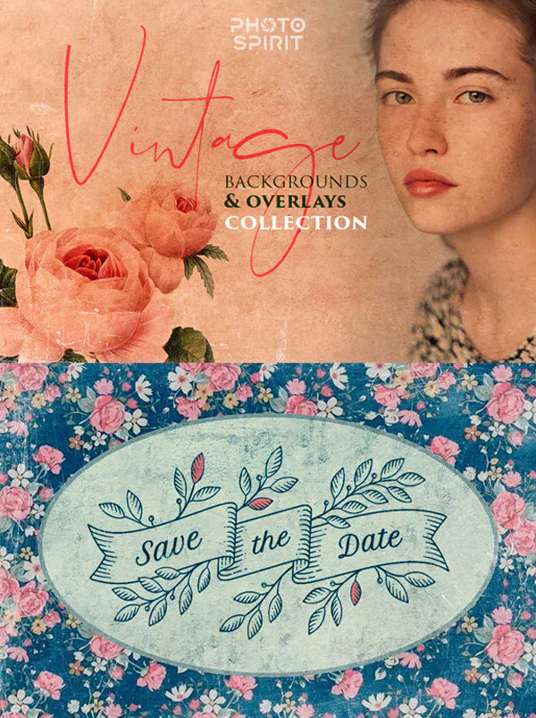Vintage Backgrounds & Overlays