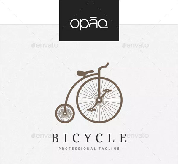 Vintage Bicycle Logo Template