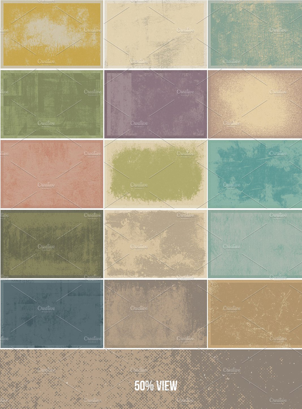 Vintage Halftone Overlays
