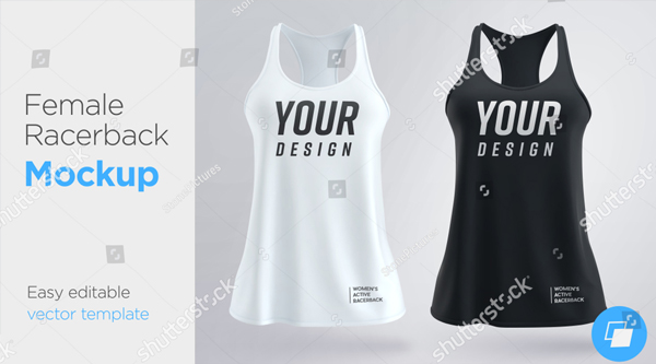 Women's Sleeveless Tank Top Mockup