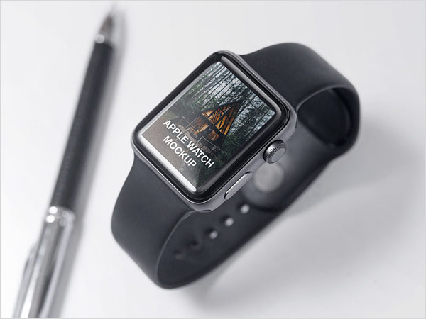Apple Watch Free PSD Mockup