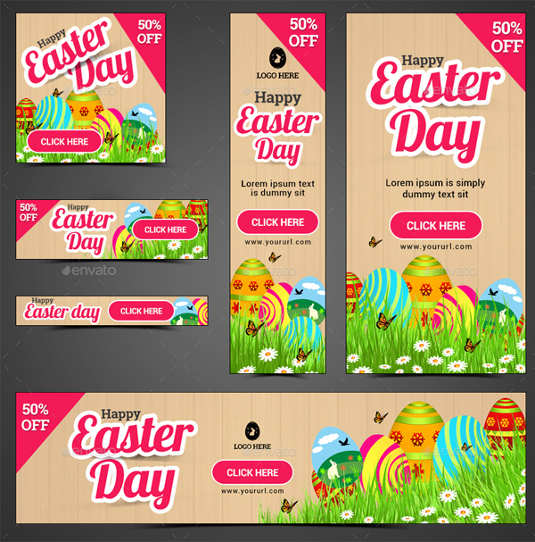 Awesome Quality Easter Ad Banner Templates