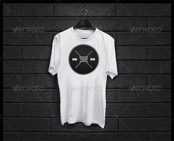 Black White T-Shirt Mockup