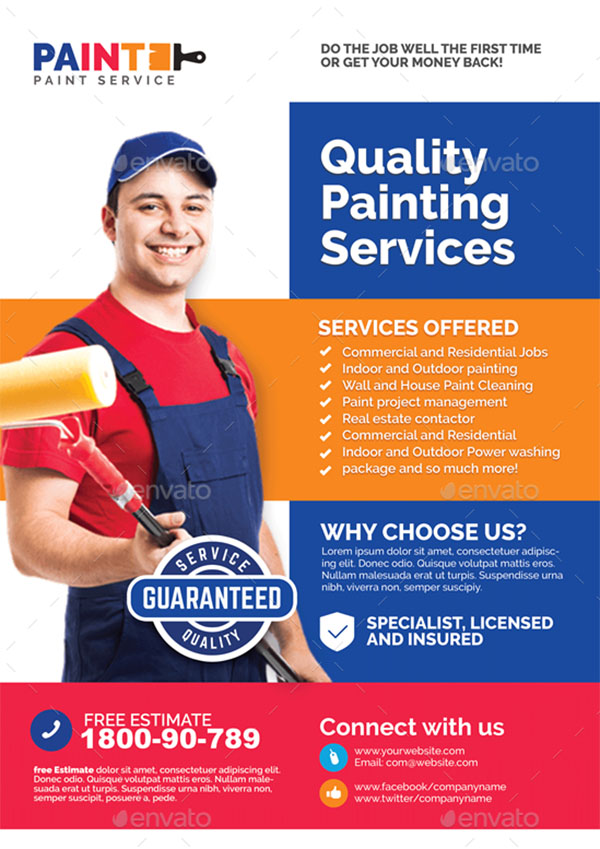 Commercial Painting Service Flyer