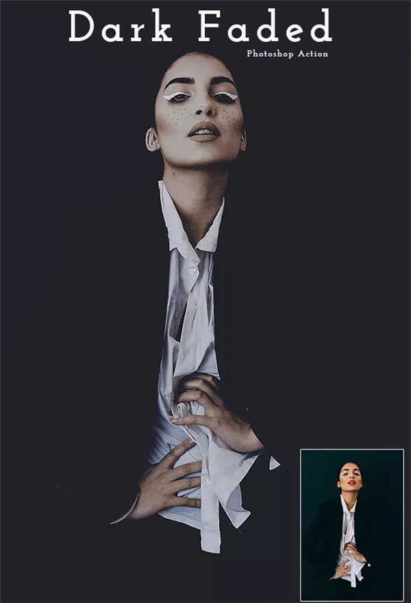 Dark Faded Photoshop Action