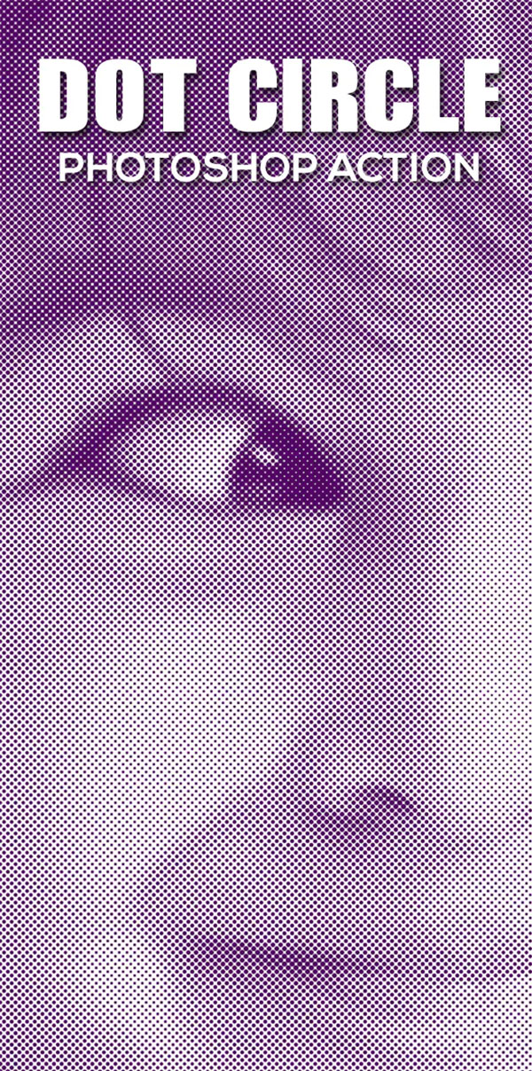 Dot Circle Photoshop Action