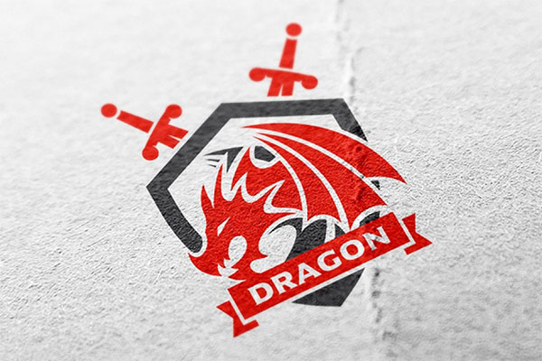 Dragon Force Logo Design