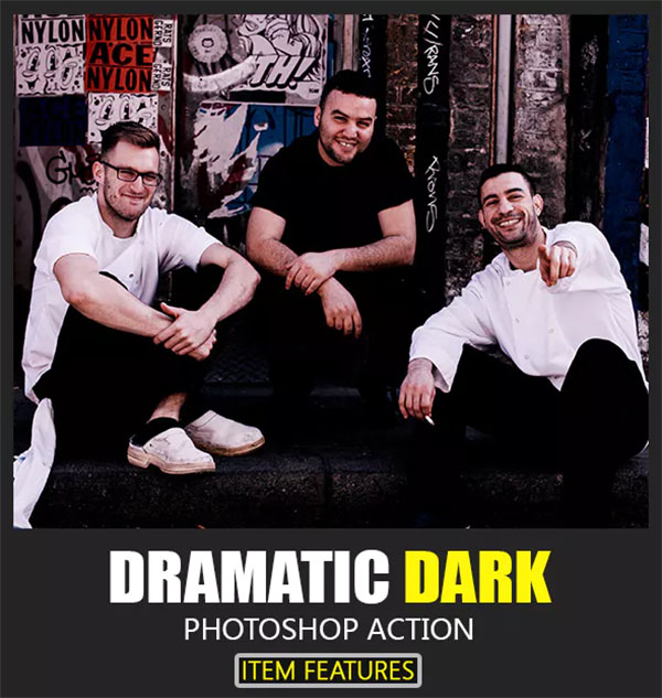 Dramatic Dark Action Photoshop